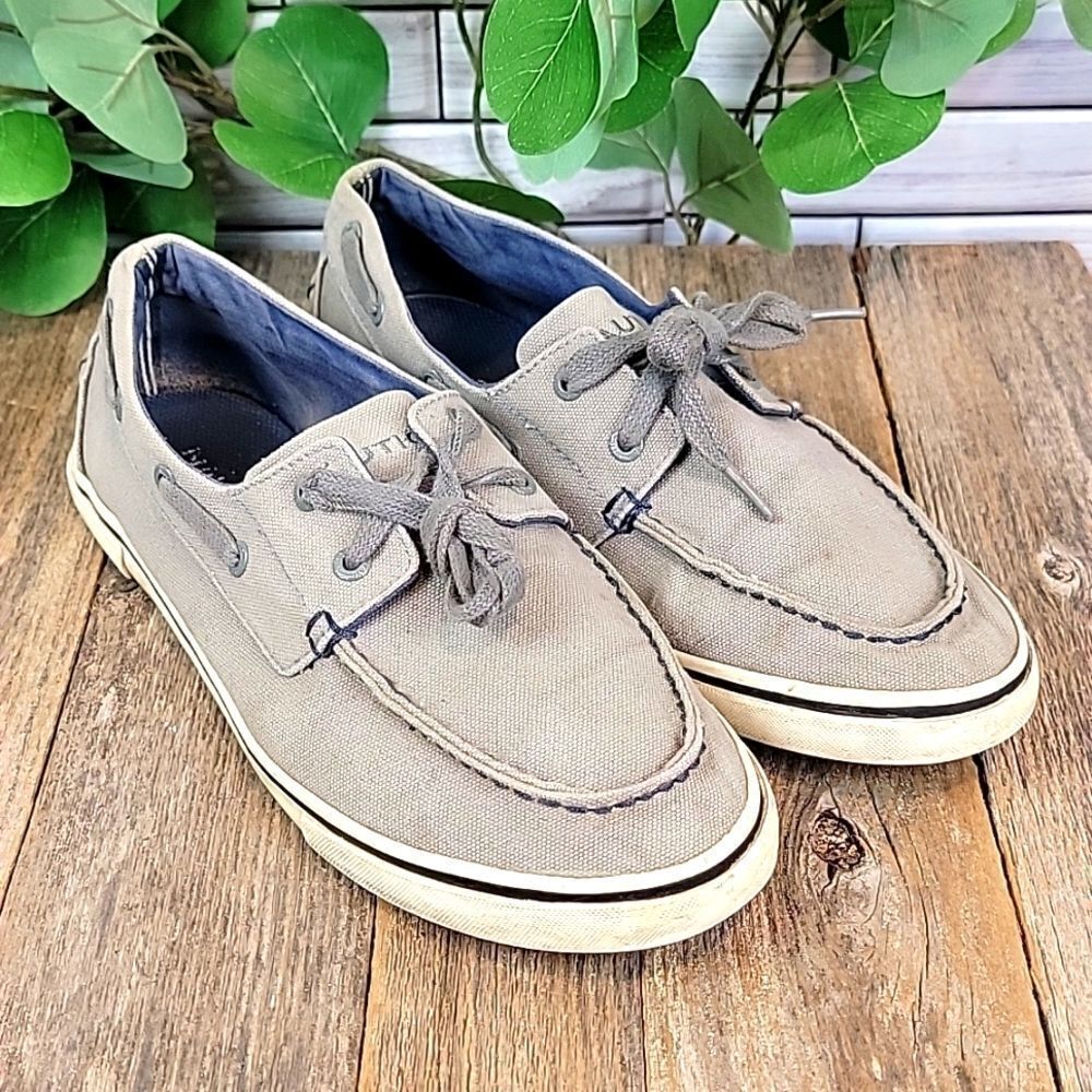 Nautica Galley Men's boat Shoes - Grey sneakers Size 8.5